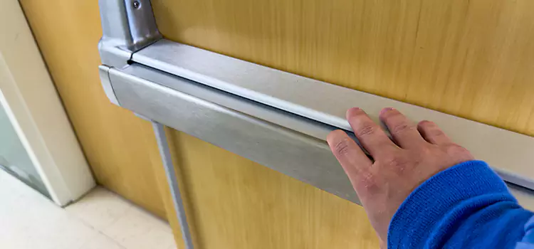 Installing a Push Bar on a Door Hanahan
